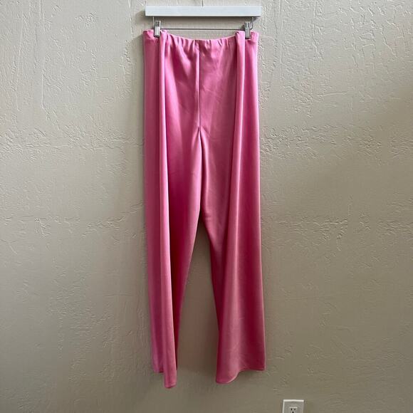 NEW $365 Vince Monogram Bias Cut Satin Wide Leg Pants - Picture 5 of 8